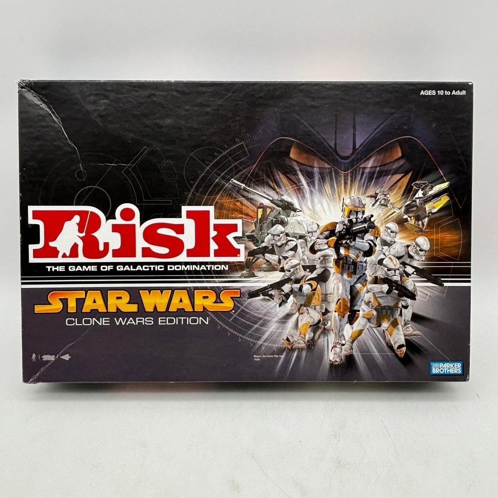 Risk Star Wars Clone Wars Edition COMPLETE Parker Brothers 2005 Troopers